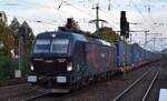 LTE Netherlands B.V., Rotterdam [NL] mit der geleasten Cargounit Vectron  5370 164-3 , Name:  MARC  [NVR-Nummer: 91 51 5370 164-3 PL-ID] und KLV-Zug am 07.10.26 Durchfahrt Bahnhof F�rstenwalde (Spree).