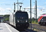 CFL Cargo S. A., Esch-sur-Alzette [L] mit ihrer  188 069  [NVR-Nummer: 91 80 6188 069-9 D-CFLCA] und einem Ganzzug f�r Nutzfahrzeug-Transporte am 18.06.26 Durchfahrt Bahnhof Leipzig-Thekla.