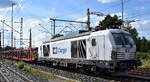 ČD Cargo Germany GmbH, Frankfurt (Main) [D]  mit der geleasten northrail Vectron Dual Lok  248 069  [NVR-Nummer: 90 80 2248 069-7 D-NRAIL] und einem Ganzzug PKW-Transportwagen (leer) am 22.06.26 H�he Leipzig-Thekla.
