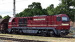 CLR - Cargo Logistik Rail-Service GmbH, Barleben-Ebendorf [D] mit ihrer MaK G 2000 BB [NVR-Nummer: 92 80 1273 008-3 D-CLR] und einem Schotterzug am 23.06.26 H�he Bahnhof Stendal Hbf. abgestellt.