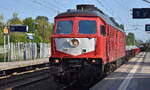 WFL - Wedler Franz Logistik GmbH & Co. KG, Potsdam  mit ihrer  232 359-0  [NVR-Nummer: 92 80 1232 359-0 D-WFL] und einem Schotterzug am 30.07.26 Durchfahrt Bahnhof Berlin-Hohensch�nhausen.