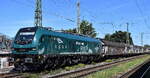 e.g.o.o. Eisenbahngesellschaft Ostfriesland-Oldenburg mbH, Aurich [D] mit ihrer Eurodual Lok  159 453-0  [NVR-Nummer: 90 80 2159 453-0 D-EGOO] und einem Ganzzug Schiebewandwagen am 12.08.26 H�he Bahnhof Magdeburg-Neustadt.