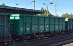 Starkenberger Güterlogistik GmbH, Starkenberg [D] mit einem ihrer Drehgestell-Hochbordwagen von der ON Rail GmbH gemietet mit der Nr.