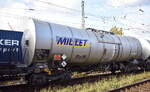 Franz�sischer Kesselwagen vom Einsteller MILLET Rail SAS mit der Nr.
