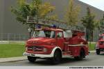 Historischer Mercedes Benz Drehleiter.