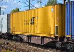 Ein gelber 45ér Container von Container Leasing am 09.09.14 Bhf.