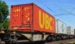 container/585141/die-niederlaendische-interbulk-group-mit-einem Die niederländische Interbulk Group mit einem 40’ Standard UBC BULK Container am 17.05.17 Berlin-Wuhlheide.