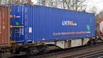 Moderner UNIT45 INTERMODAL INNOVATORS Container des niederländischen Intermodal Logistikers am 20.01.18 Berlin Hirschgarten.