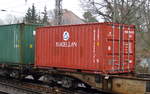 Die Magellan Maritime Services GmbH ist wohl seit Herbst 2016 insolvent, ihre Container aber noch über andere INTERMODAL Logistiker im Warenumlauf, 31.01.18 Berlin-Hirschgarten.