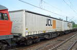 LKW-Wechselladebehälter vom schweizer Logistik- und Transport-Unternehmen JCL Logistics am 29.05.17 Berlin-Hohenschönhausen.
