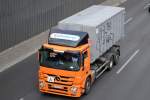 MB ACTROS 2551 Abrollkipper der Fa.