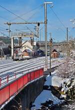 Bahnhof von Clervaux am 21.01.2023.
