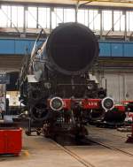 Etwas zerrupft ist steht die CFL 5519 im Dampflokwerk Meiningen,  aber keine Angst sie wird bald wieder im neuen Glanze erstahlen.