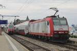 Am grauen Nachmittag von 19 Augustus 2023 steht CFL 4014 in Petange mit ein RB nach Rodange.