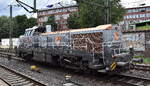 HRS - Hamburger Rail Service GmbH & Co. KG, Ahrensburg [D]mit der geleasten Nexrail vossloh DE 18 Lok, Name:  Elif  [NVR-Nummer: 92 80 4185 026-6 D-NXRL] am 07.08.26 H�he Bahnhof  Hamburg-Harburg.