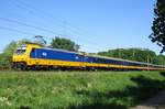 Am 26 Mai 2017 passiert 186 018 mit ein IC nach Rotterdam Tilburg Oude Warande.