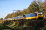 Am 17 November 2018 passiert NS 186 033 Tilburg Oude warande.