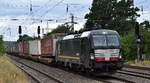 lte-logistik-und-transport-gmbh-graz/888002/lte-logistik--und-transport-gmbh-graz LTE Logistik- und Transport GmbH, Graz [A] mit der geleasten BRCE Vectron 'X4 E - 796' [NVR-Nummer: 91 80 6193 796-0 D-DISPO] und einem KLV-Zug Richtung Frankfurt/Oder weiter nach Polen am 09.07.25 Höhe Bahnhof Saarmund.