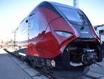 Siemens Mobility pr�sentiert auf der internationalen Bahnmesse InnoTrans 2026 in Berlin als Weltpremiere den neuen �BB Railjet M. Dabei handelt es sich um elektrischen Triebzug der neuen Baureihe 4884 (nicht zu verwechseln mit der G�terzuglok 4484 von SBB Cargo), die speziell f�r den inneralpinen Fernverkehr der �sterreichischen Bundesbahnen (�BB) entwickelt wurde, 23.09.26