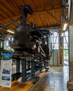 Die kohlegefeuerte Zahnraddampflokomotive SKGLB Z3 „Erika“ der Schafbergbahn, ex SKGB 999.103 „Erika“, ex BB� Z3, ex �BB 999.103 „Erika“ am 11.09.2022 in der