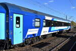 Der M�V-START WLABmz ist ein klimatisierter Schlafwagen der ungarischen Staatsbahn, der 1994 von CAF gebaut wurde und in internationalen Nachtz�gen zum Einsatz kommt. Hier der Wagen mit der Nr. H-START 62 55 71-91 008-6 WLABmz am 07.04.26 H�he Bahnhof Elsterwerda.