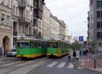 STRASSENBAHNBETRIEBE IN POLEN  Strassenbahn POSEN  Auf dem Strassenbahnnetz sind auch Gebrauchtwagen aus D�sseldorf und Frankfurt am Main zu sehen.