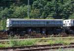 Sch�ttgutkippwagen mit pneumatischer Bet�tigung und vier Rads�tzen (Gattungszeichen Fas) der PKP Cargo (Polnische Staatsbahnen), abgestellt am 20.08.2011 in Betzdorf/Sieg (D).