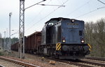 BR 203/489213/locon-217-203-123-5-mit-einigen LOCON 217 (203 123-5) mit einigen tschechischen Rolldachwagen am 04.04.16 Berlin-Wuhlheide.