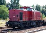 Die einstige PBSV/KUBE CONrail Lok 19 (92 80 1203 121-9 D-ALS, Bj.1971) ist jetzt von Alstom (ALS) an die Fa.