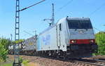 RTBC mit der Railpool-Lok 185 639-2 und Containerzug am 17.05.17 Berlin-Wuhlheide.