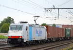 Im Mai noch für RTBC unterwegs die Railpool-Lok 185 639-2 mit Containerzug am 16.05.17 Durchfahrt Bf. Berlin-Lichtenberg.