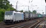RTBC mit Railpool Lok 186 423-0 und Containerzug am 08.07.15 Berlin-Hirschgarten.