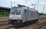Railpool-Mietlok E 186 273-9  [NVR-Number: 91 80 6186 273-9 D-Rpool, Bombardier Bj.2010] des polnischen EVU LOTOS am 21.07.16 Durchfahrt Bf.