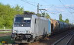 RTBC mit der Railpool-Lok E 186 271-3 und einem Getreidezug am 15.05.17 Berlin-Hohenschönhausen.