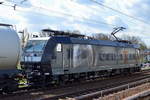 CTL mit MRCE 185 557-6 und Kesselwagenzug am 27.04.17 Berlin-Karow.