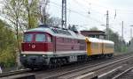 DGT/DB Bahnbau Gruppe 232 550-4 mit wei Bahndienstawgen Richtung Bernau am 07.04.14