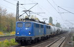 EGP Doppeltraktion 140 857-4 + 140 824-4 mit einem Zementzug aus Deuna in Berlin Greifswalder Str.