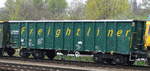 Offener Drehgestell-Güterwagen von Freightliner mit der Nr. 37 TEN 80 D-FPL 5840 382-5 Eamnos am 04.04.17 Berlin-Springpfuhl.