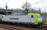 Captrain/ITL 185-CL 001 (185 501-4) mit Kesselwagenzug am 09.04.16 Berlin-Springpfuhl.