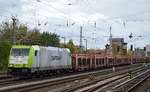 Captrain/ITL 185 649-1 mit PKW-Transportzug (leer) am 13.10.17 Berlin Greifswalder Str.