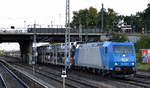 ITL 185 522-0 mit PKW-Transportzug am 14.09.17 Berlin-Springpfuhl.