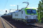 Captrain/ITL 193 781-2 [NVR-Number: 91 80 6193 781-2 D-ITL] mit Kesselwagenzug am 31.07.17 Dresden-Strehlen.