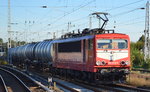 Diverse Loks/523850/leg-mit-der-155-078-9-und LEG mit der 155 078-9 und Kesselwagenzug am 06.09.16 Berlin-Grünau.