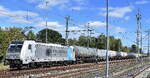 CTL Logistics GmbH, Berlin [D] mit der geleasten Railpool Lok   E 186 146-7 , Name:  MAIK  [NVR-Nummer: 91 80 6186 146-7 D-Rpool] und einem Kesselwagenzug (f�r Dieselkraftstoff) am 06.09.26 H�he Bahnhof Leipzig Thekla.