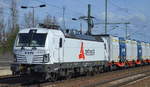 In strahlendem Weiß präsentiert sich die Railpool Mietlok 193 815-8 [Name: Kätchen],  [NVR-Number: 91 80 6193 815-8 D-Rpool, Siemens Bj.2015]  der VTG Rail mit ihrem