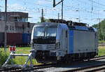 LOCON LOGISTIK & CONSULTING AG, Berlin [D] mit der geleasten Railpool Vectron  6193 091  [NVR-Nummer: 91 80 6193 091-6 D-Rpool] am 28.05.26 abgestellt am Stumpfgleis Bahnhof Frankfurt/Oder.
