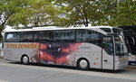 Ein neuer MB Tourismo Generation Euro VI Reisebus vom Fuhrunternehmen STELZENEDER am 28.09.16 Berlin-Mitte.