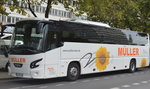 Ein VDL Futura Reisebus vom Reisebusunternehmen MÜLLER am 28.09.16 Berlin-Mitte.