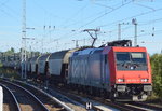 Railpool Mietlok Re 482 042-9 für HSL mit Getreidezug am 06.09.16 Berlin Grünau Richtung Grünauer Kreuz.