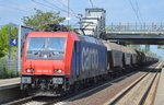 482 042-9 für HSL mit einem Getreidezug aus Mukran am 20.05.16 Berlin-Hohenschönhausen.